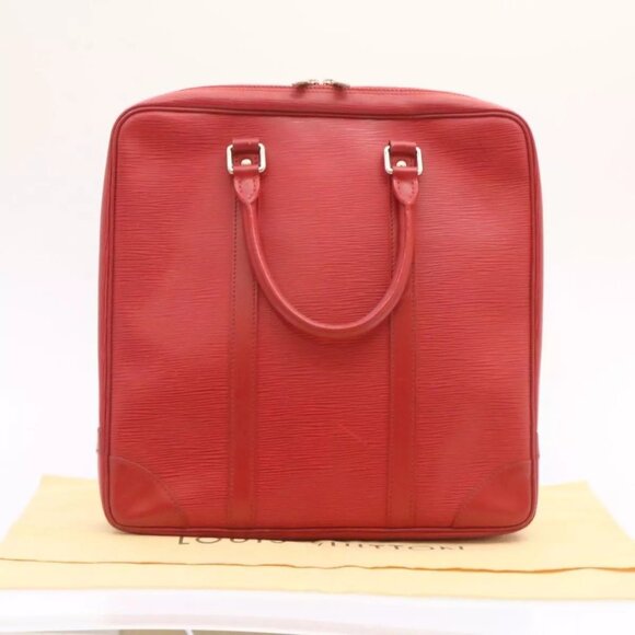 LOUIS VUITTON Epi Vivienne MM Business Bag Red - Picture 5 of 16